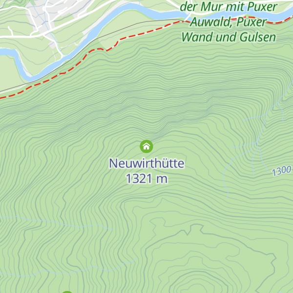 Map of Neuwirthütte