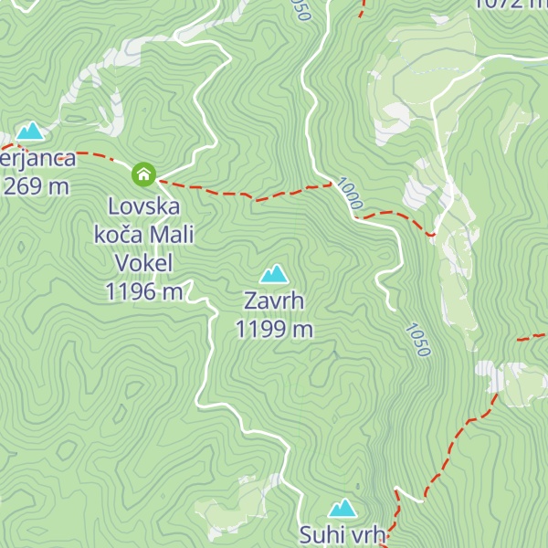 Map of Zavrh