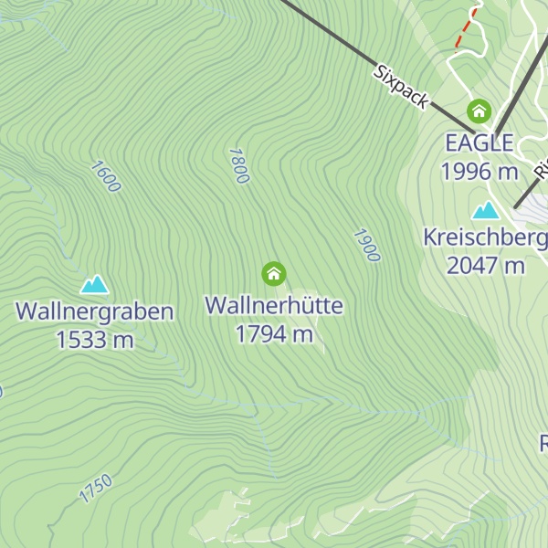 Map of Wallnerhütte