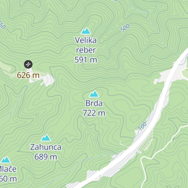 Map of Brda
