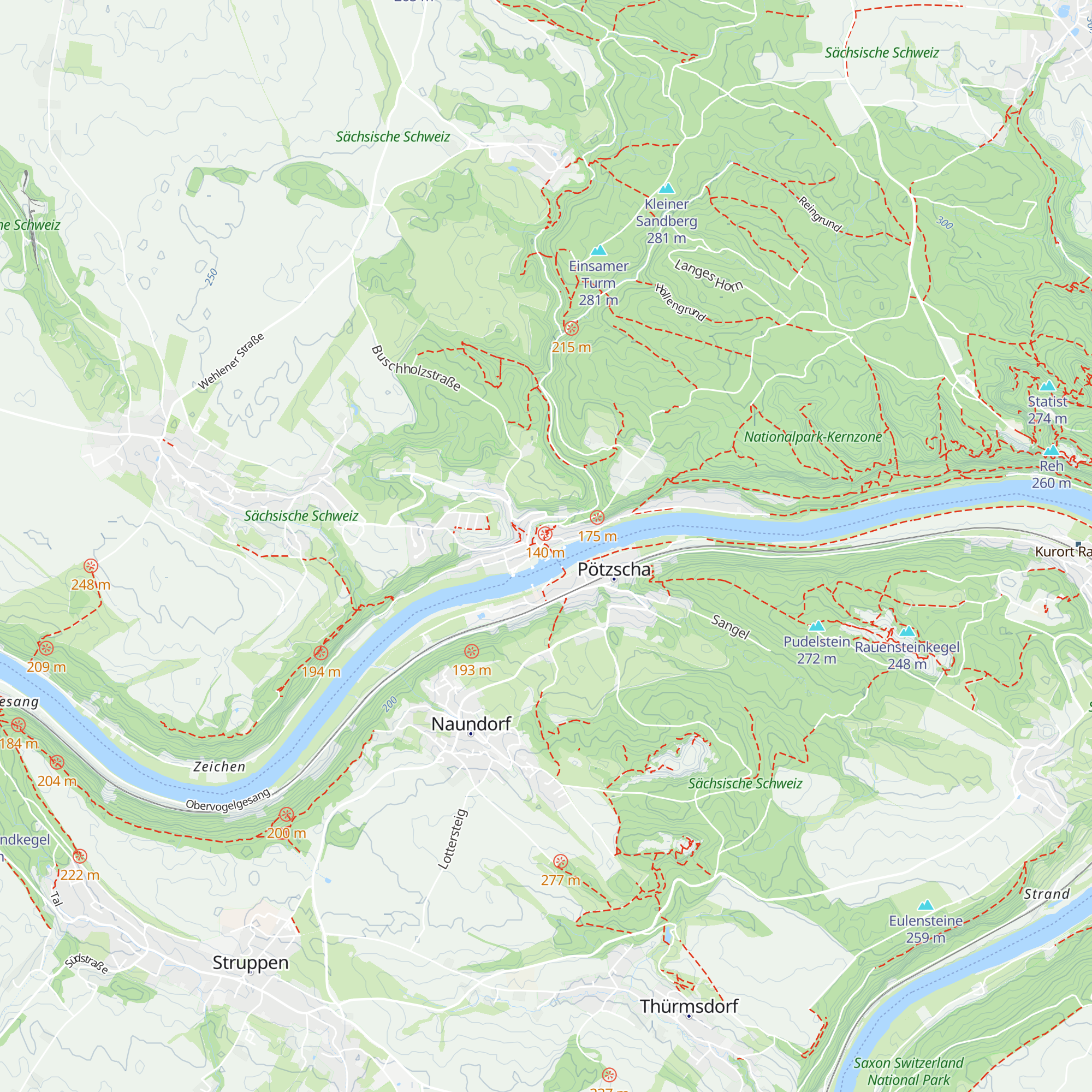Touristeninformation Stadt Wehlen map