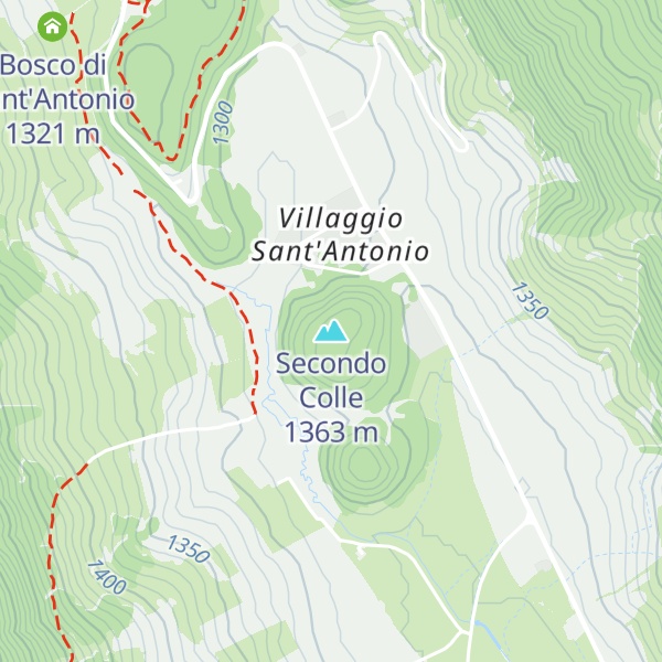 Map of Secondo Colle