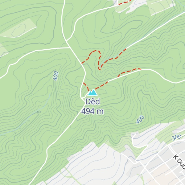 Map of Děd