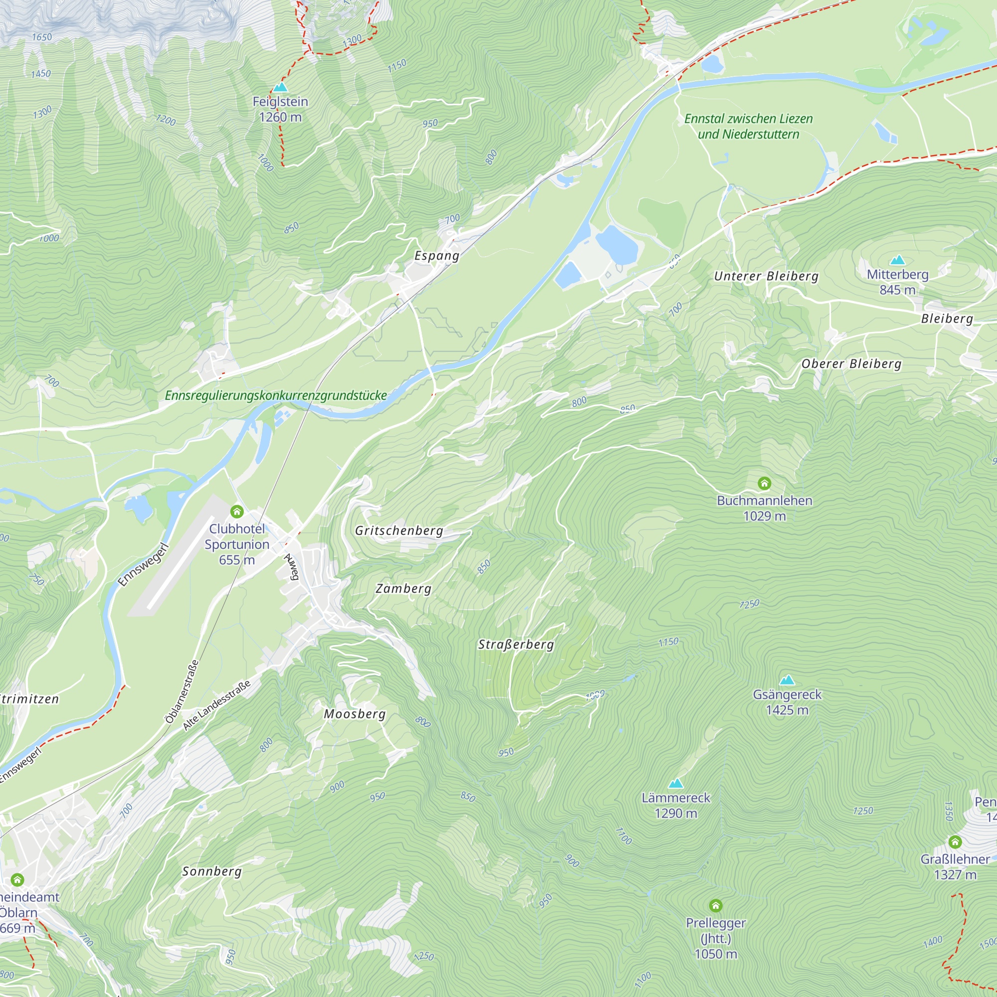 Selbstversorgerhütte Schwab map