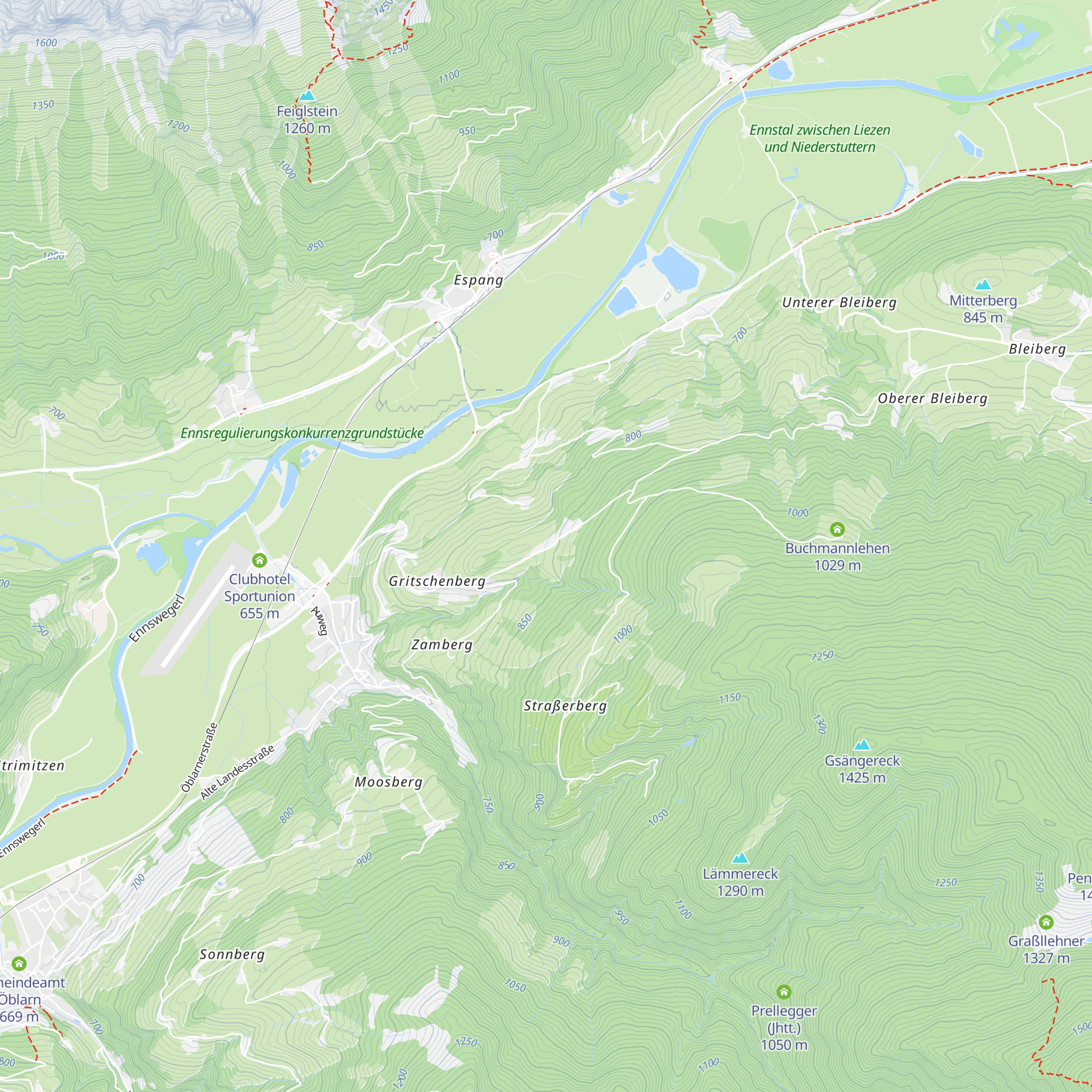 Selbstversorgerhütte Schwab map