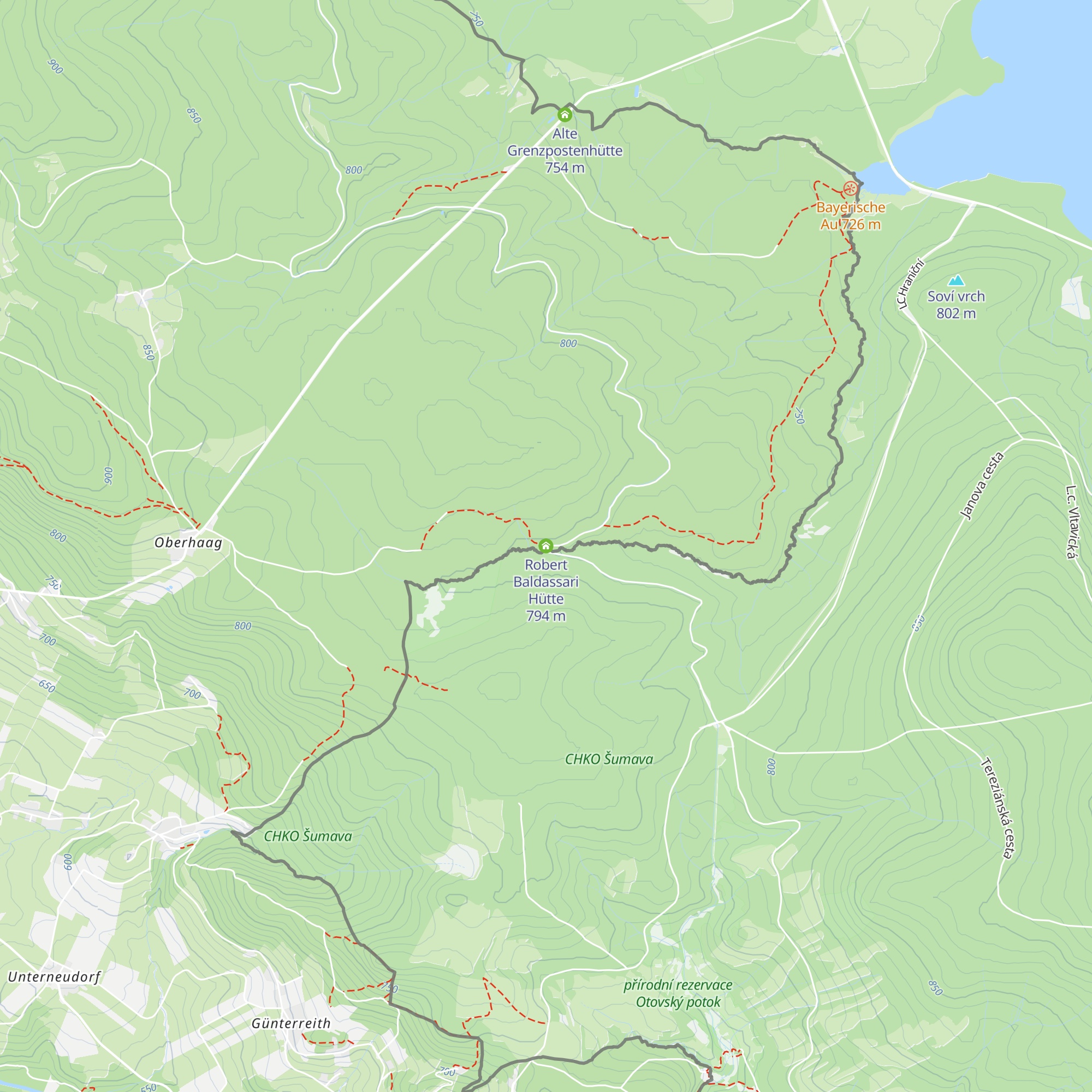 Robert Baldassari Hütte map