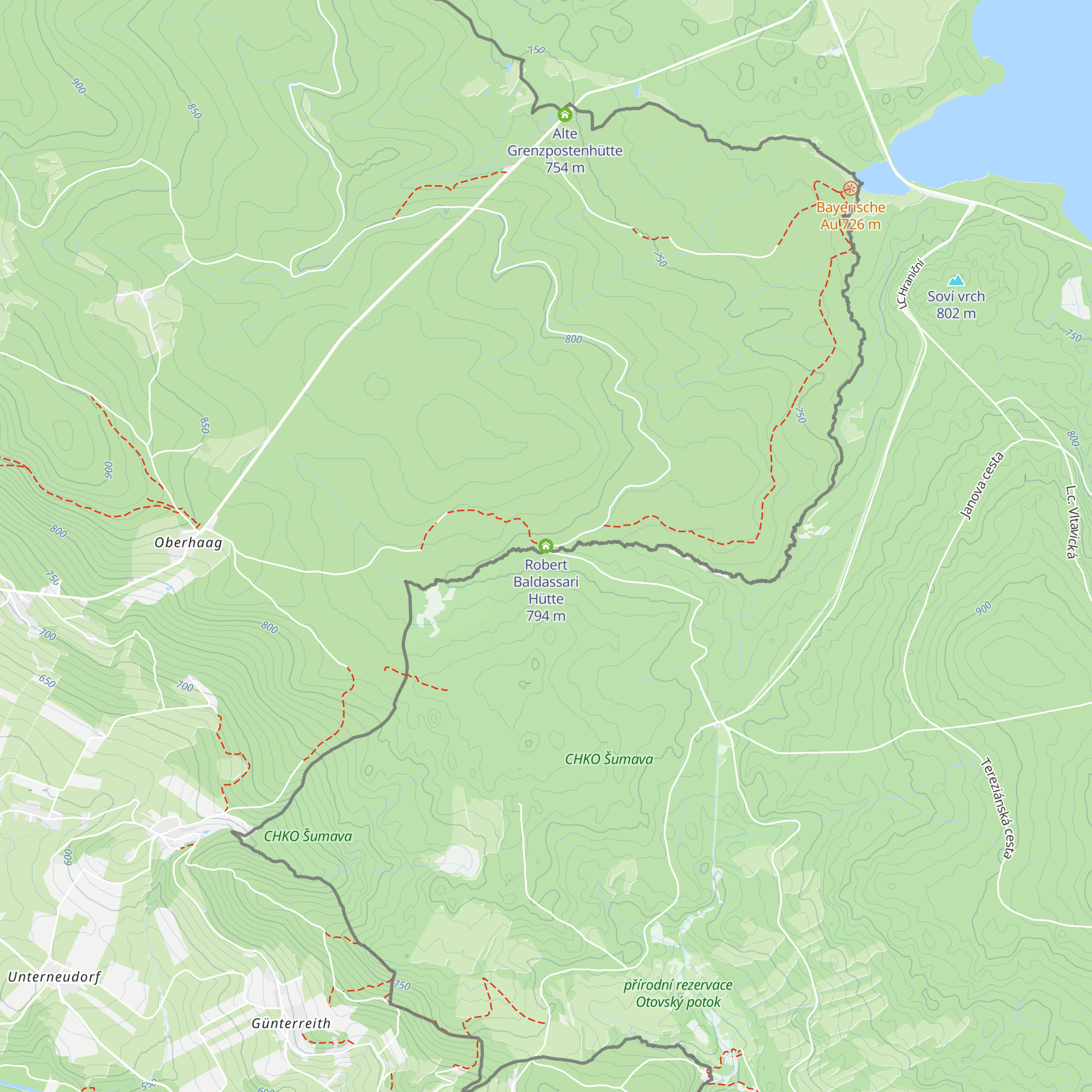 Robert Baldassari Hütte map