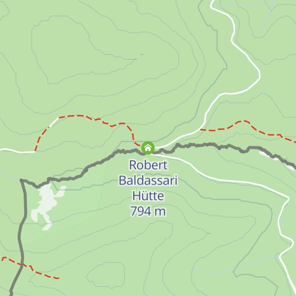 Map of Robert Baldassari Hütte