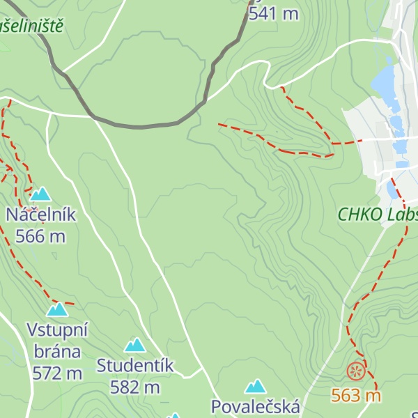 Map of Věžka