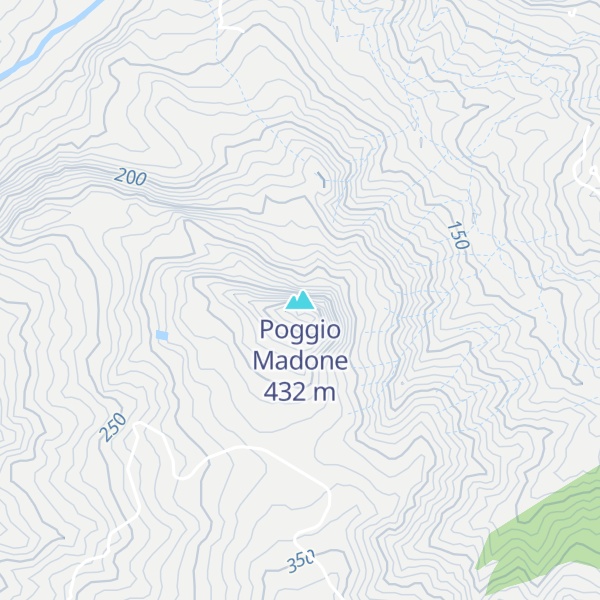 Map of Poggio Madone