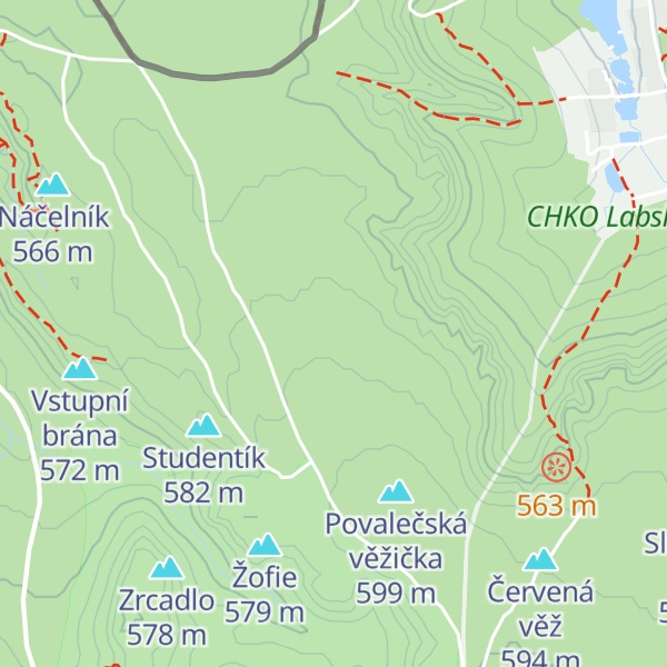 Map of Černá věž