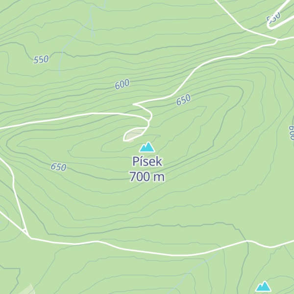 Map of Písek