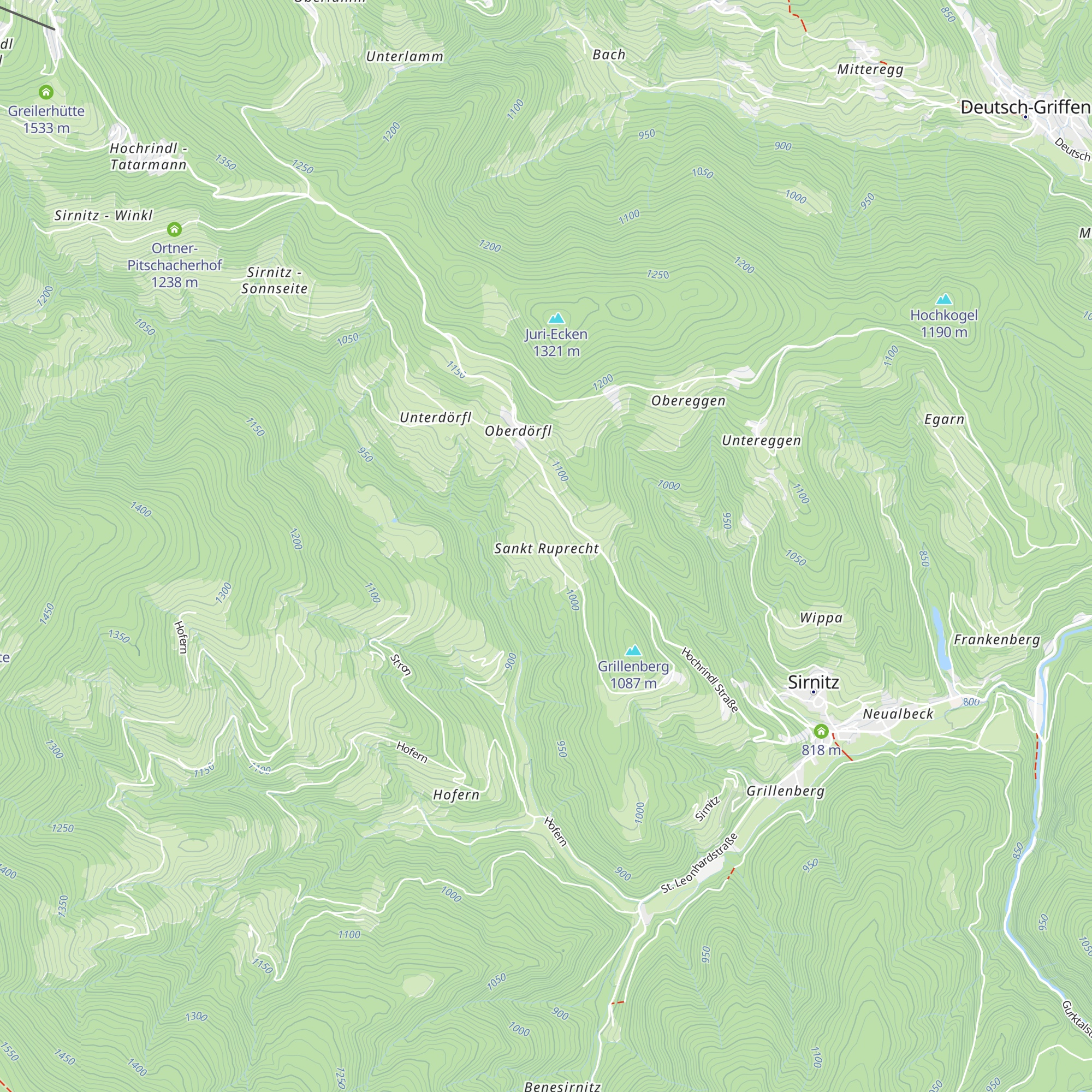 St.Ruprecht map