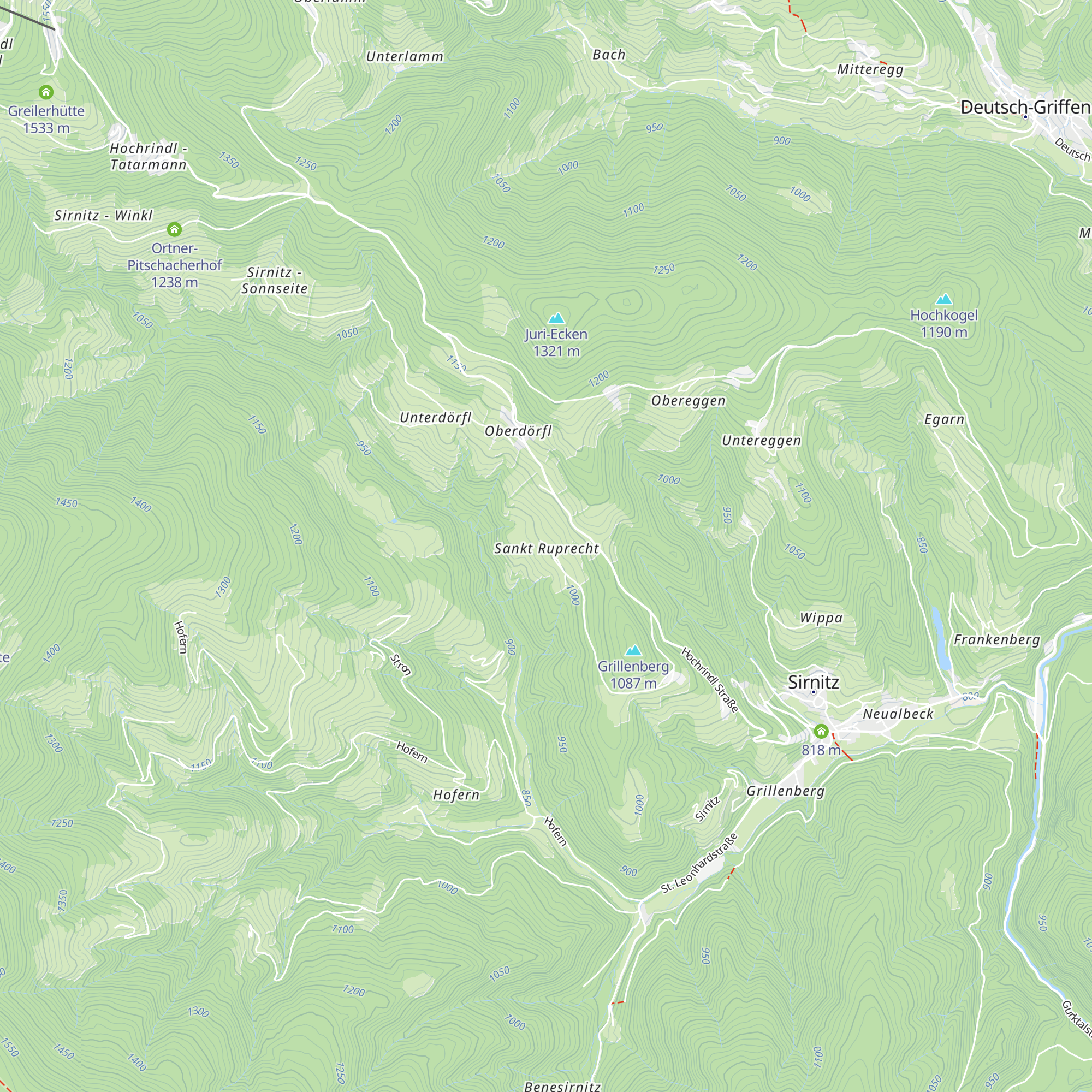 St.Ruprecht map