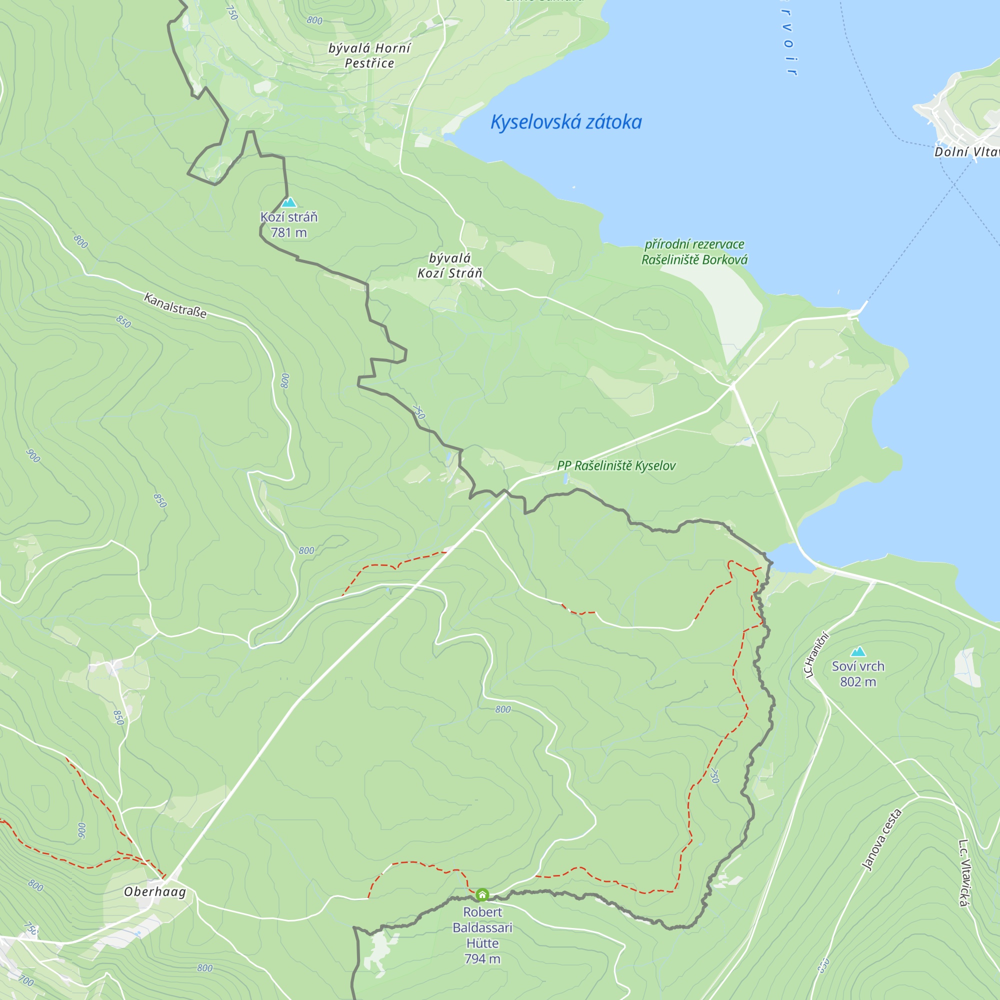 Alte Grenzpostenhütte map