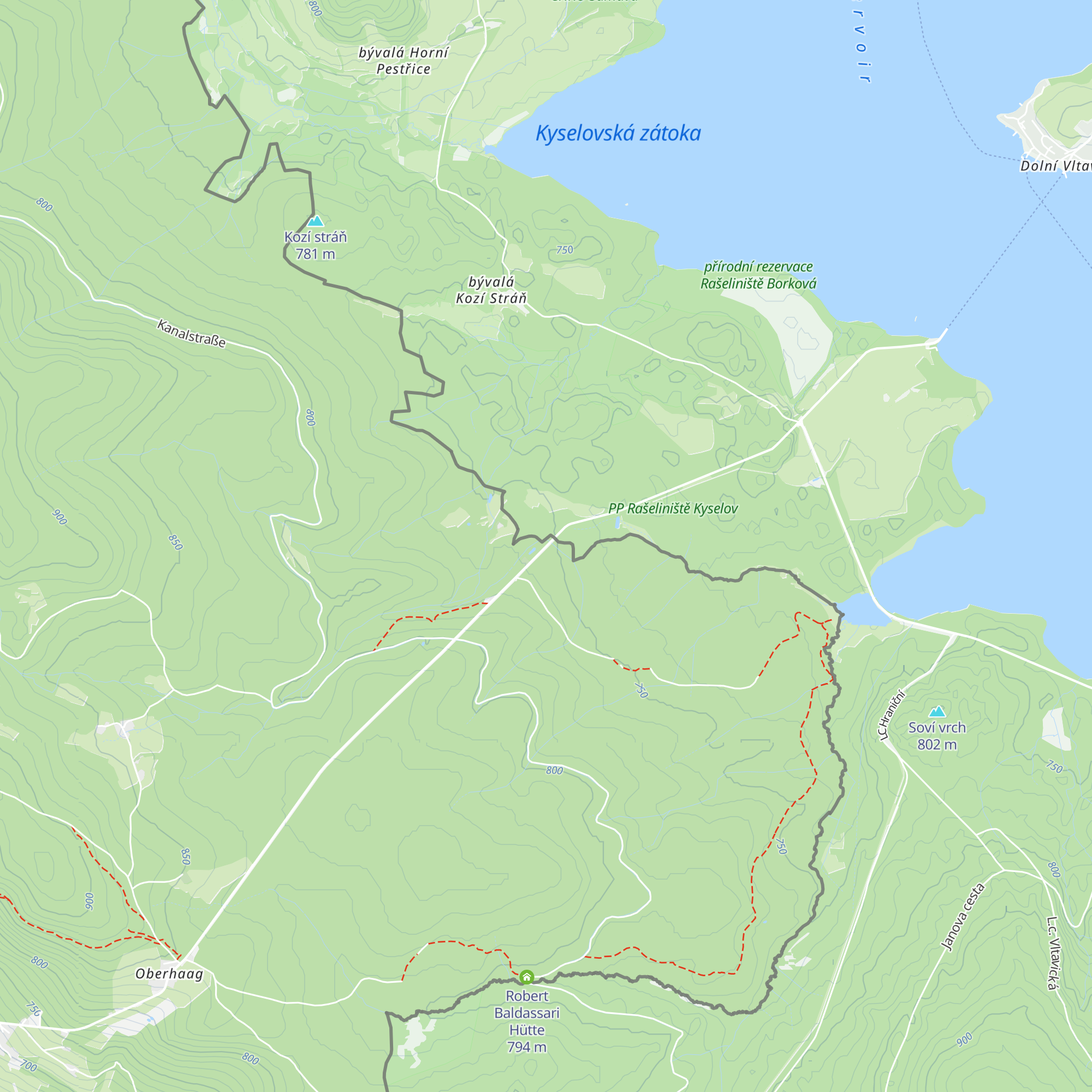 Alte Grenzpostenhütte map