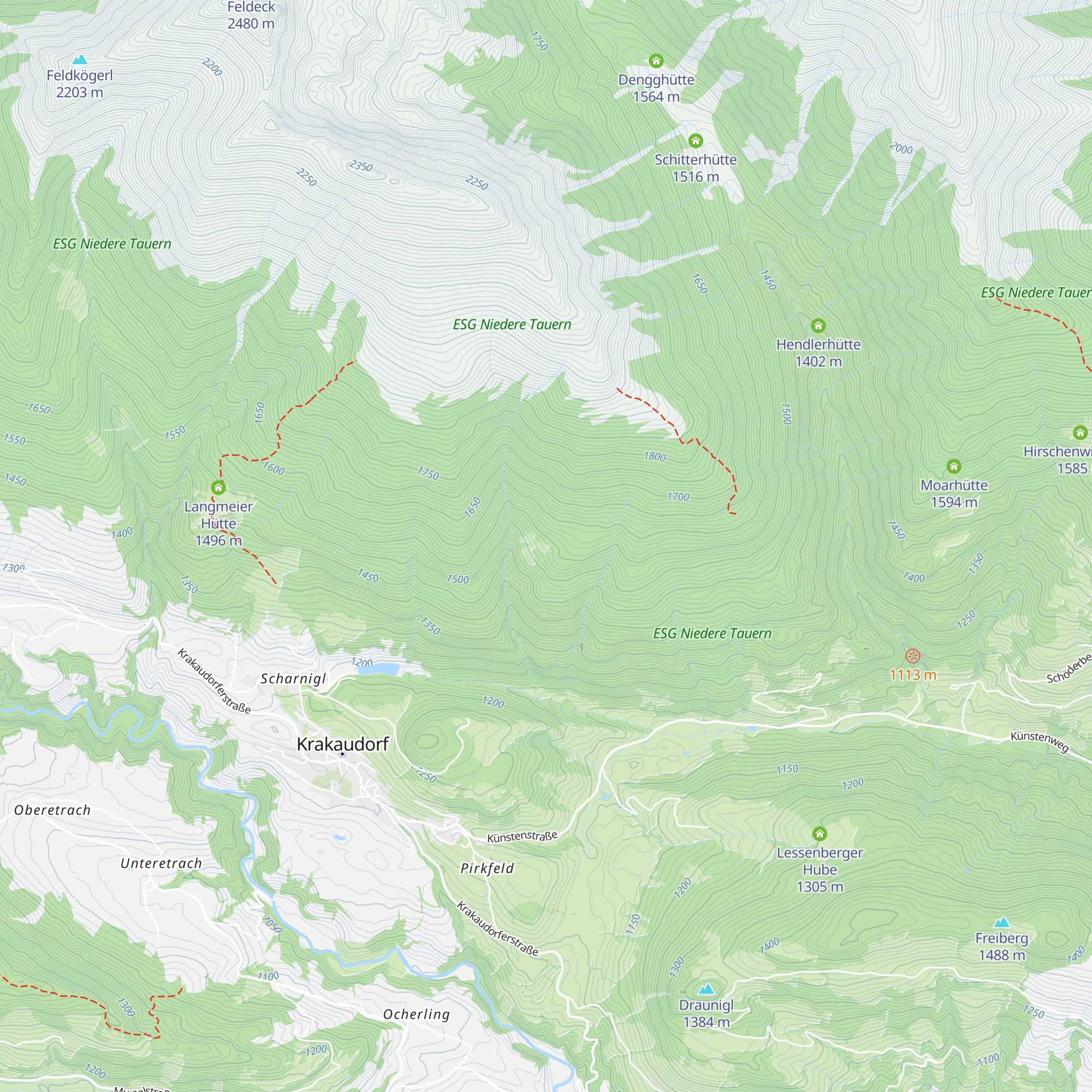 Schaflechnerhütte map