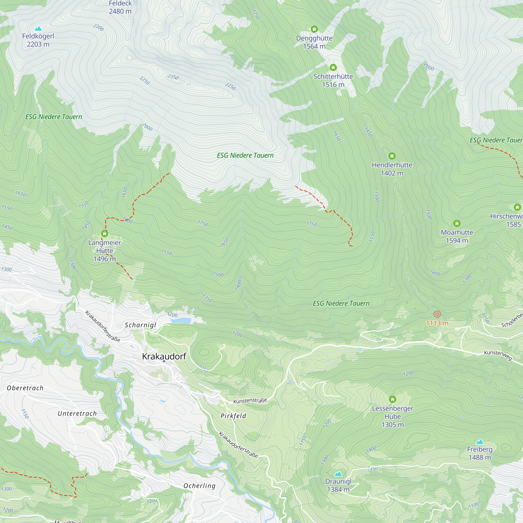 Schaflechnerhütte map