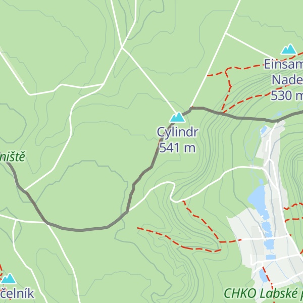 Map of Schůdná věž