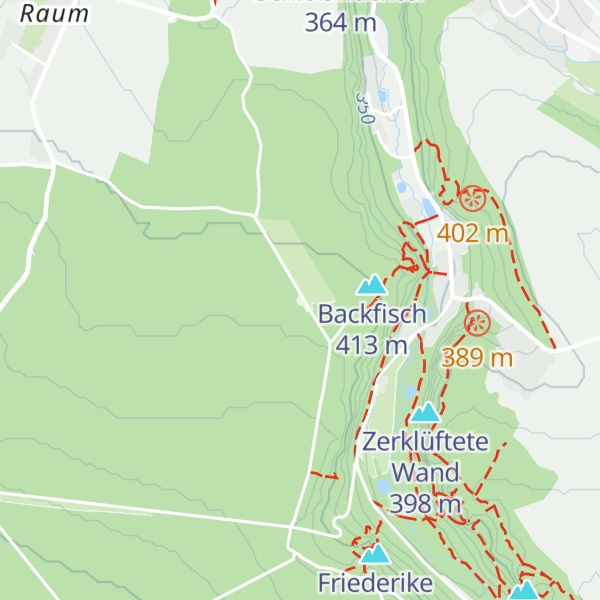 Map of Trekkinghütte "Kamphütte"