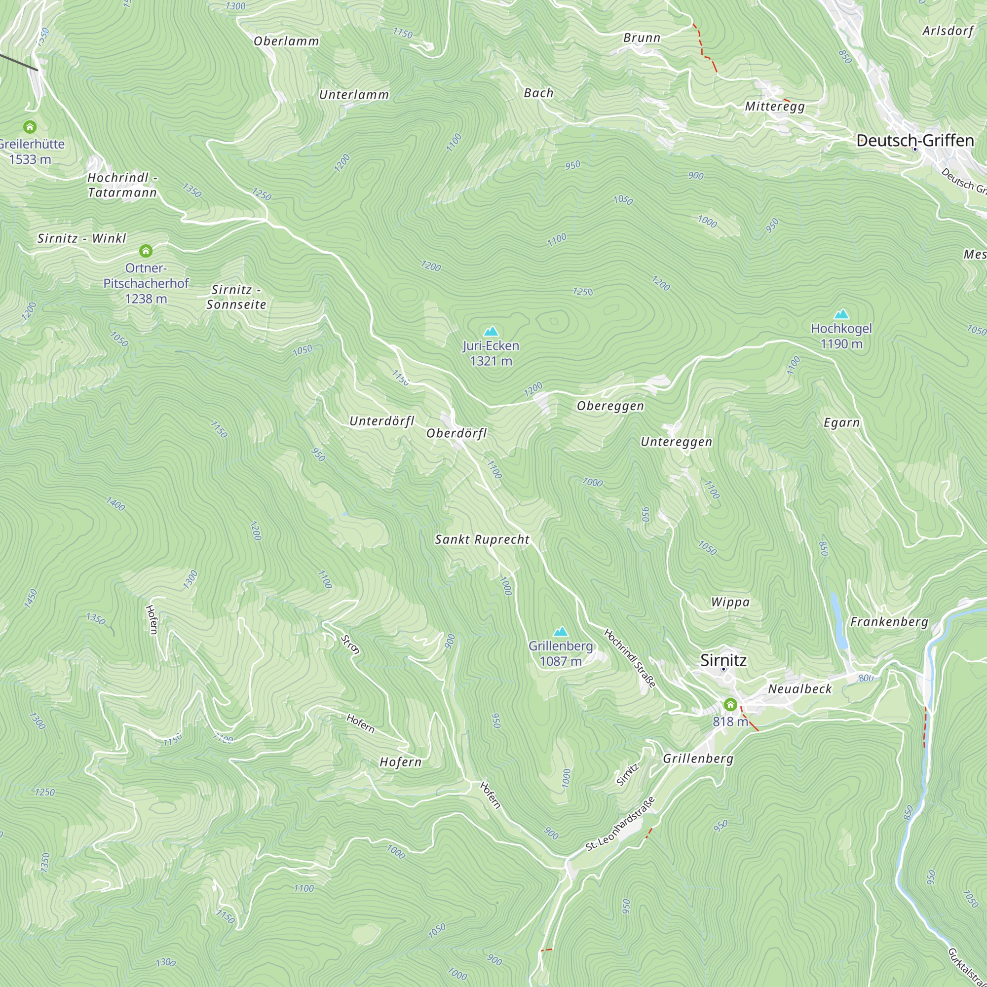 Bichlwirt map