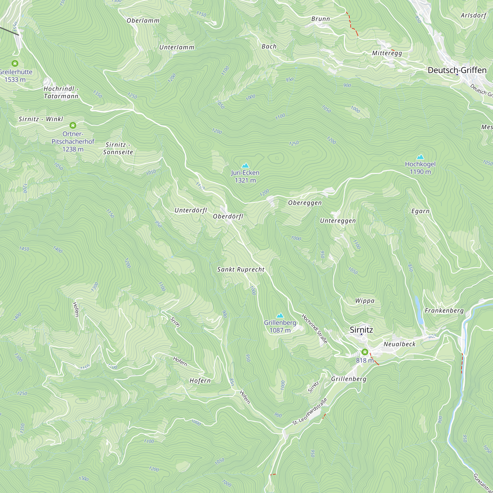 Bichlwirt map