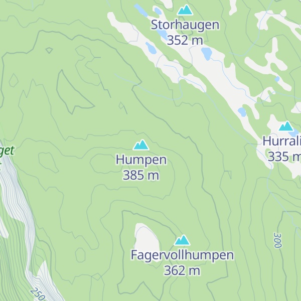 Map of Stor-Fagervollen
