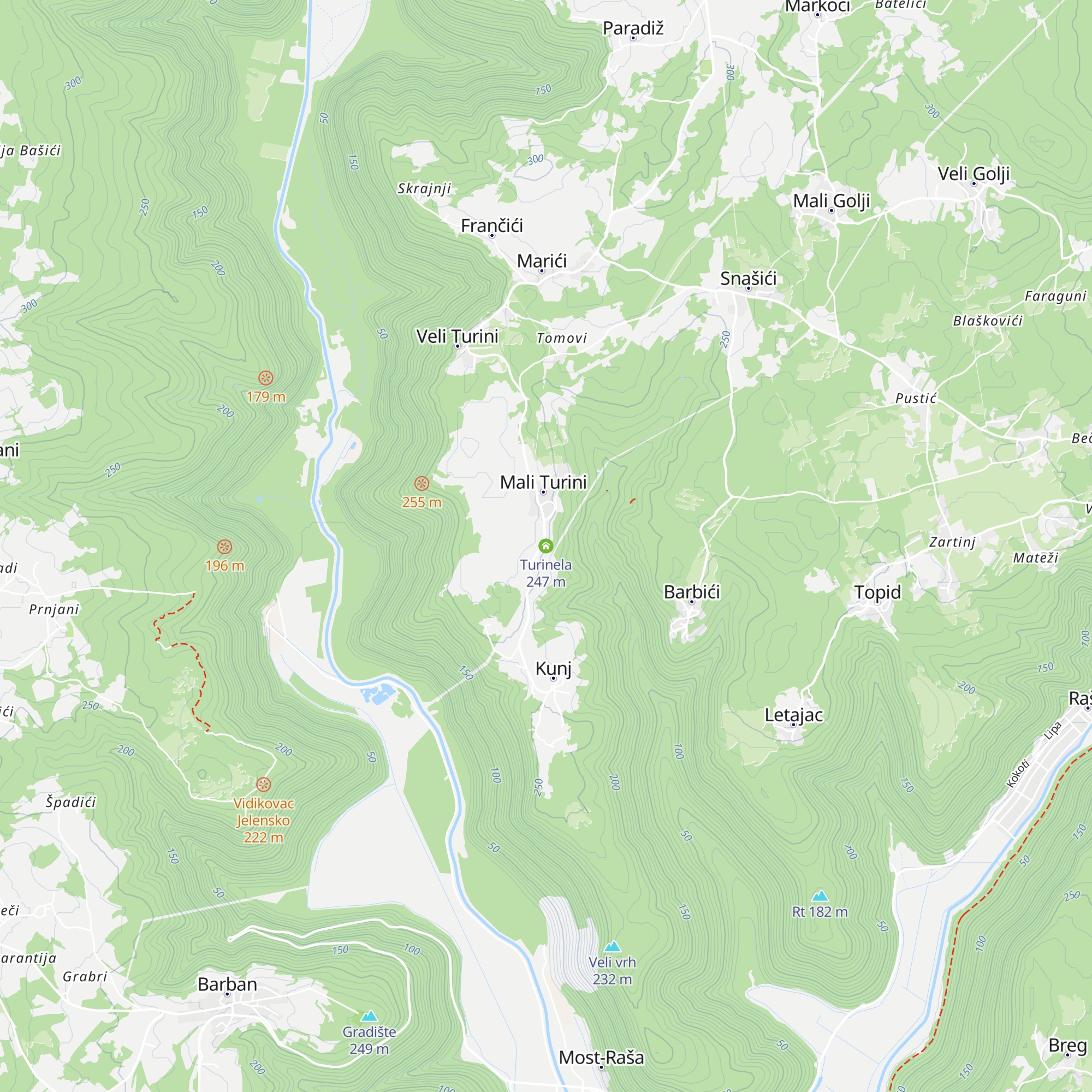 Turinela map