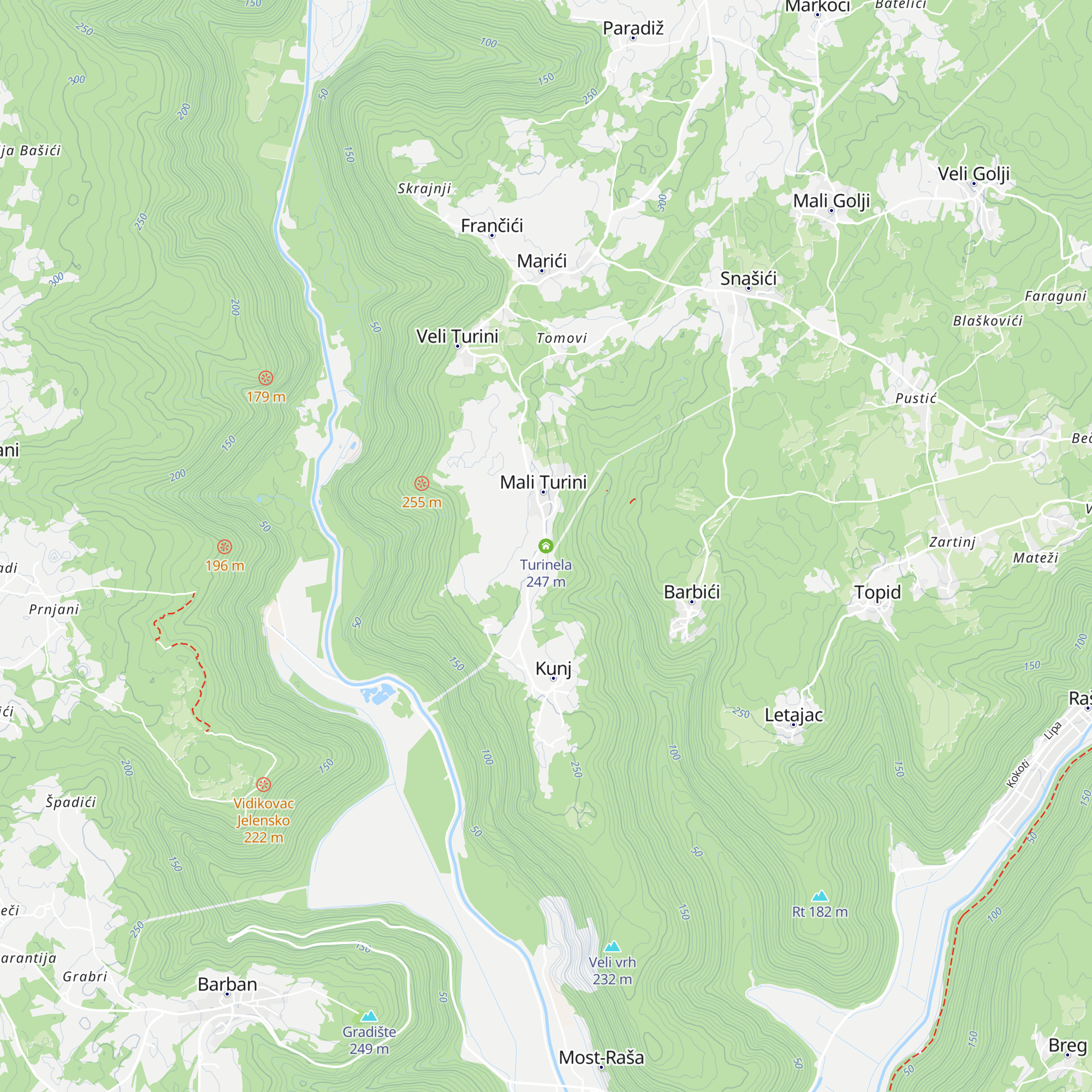 Turinela map