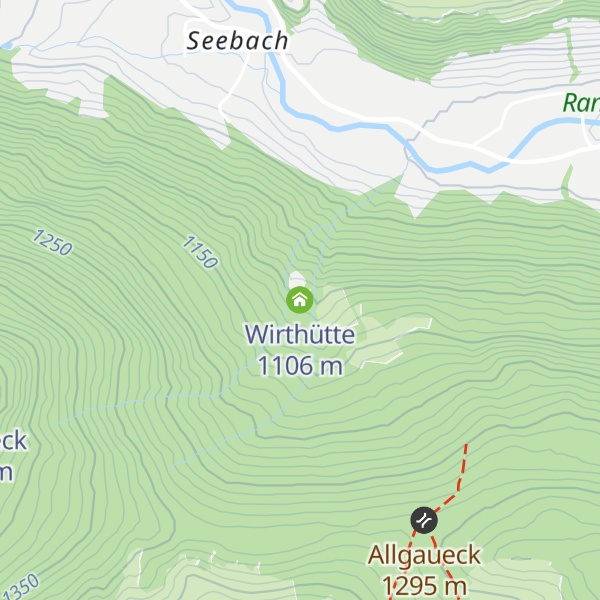 Map of Wirthütte