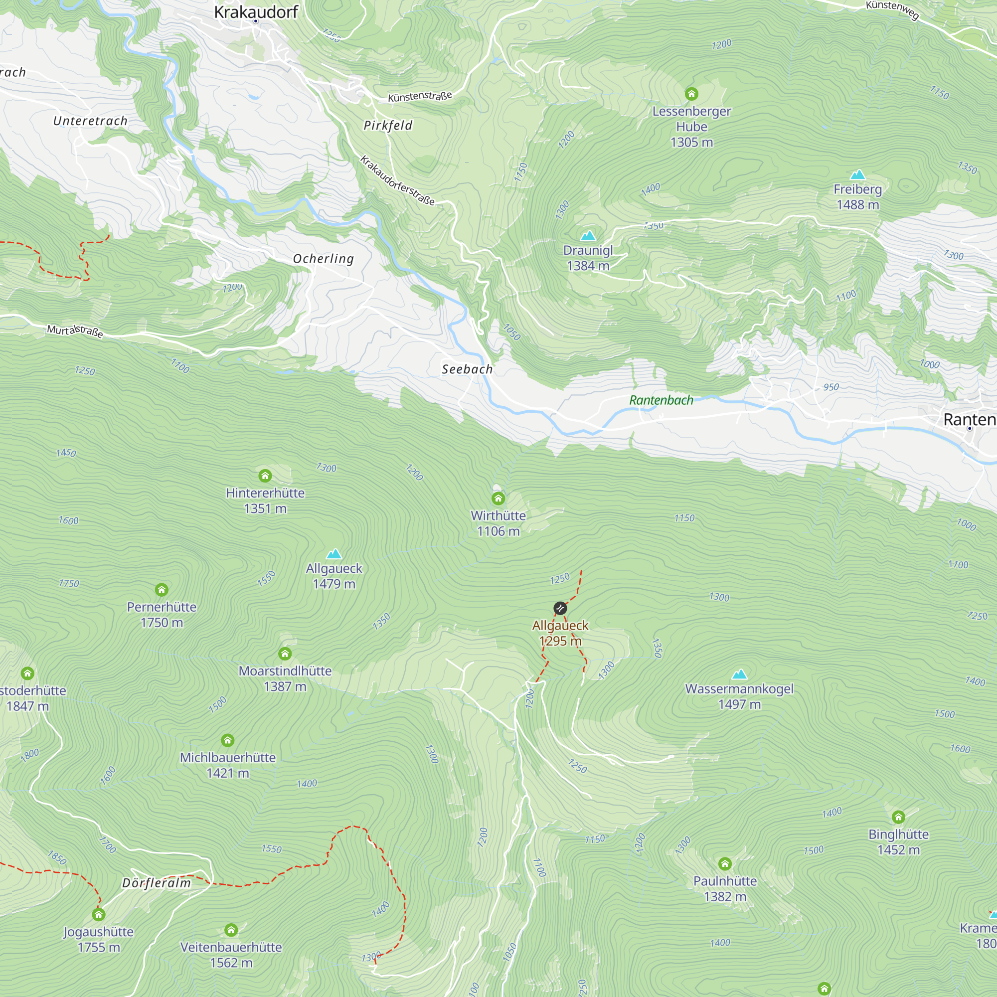 Wirthütte map