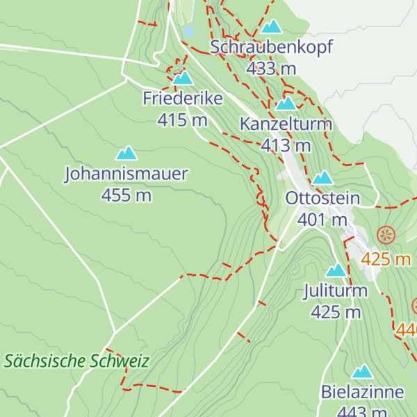 Map of Südlicher Wiesenstein