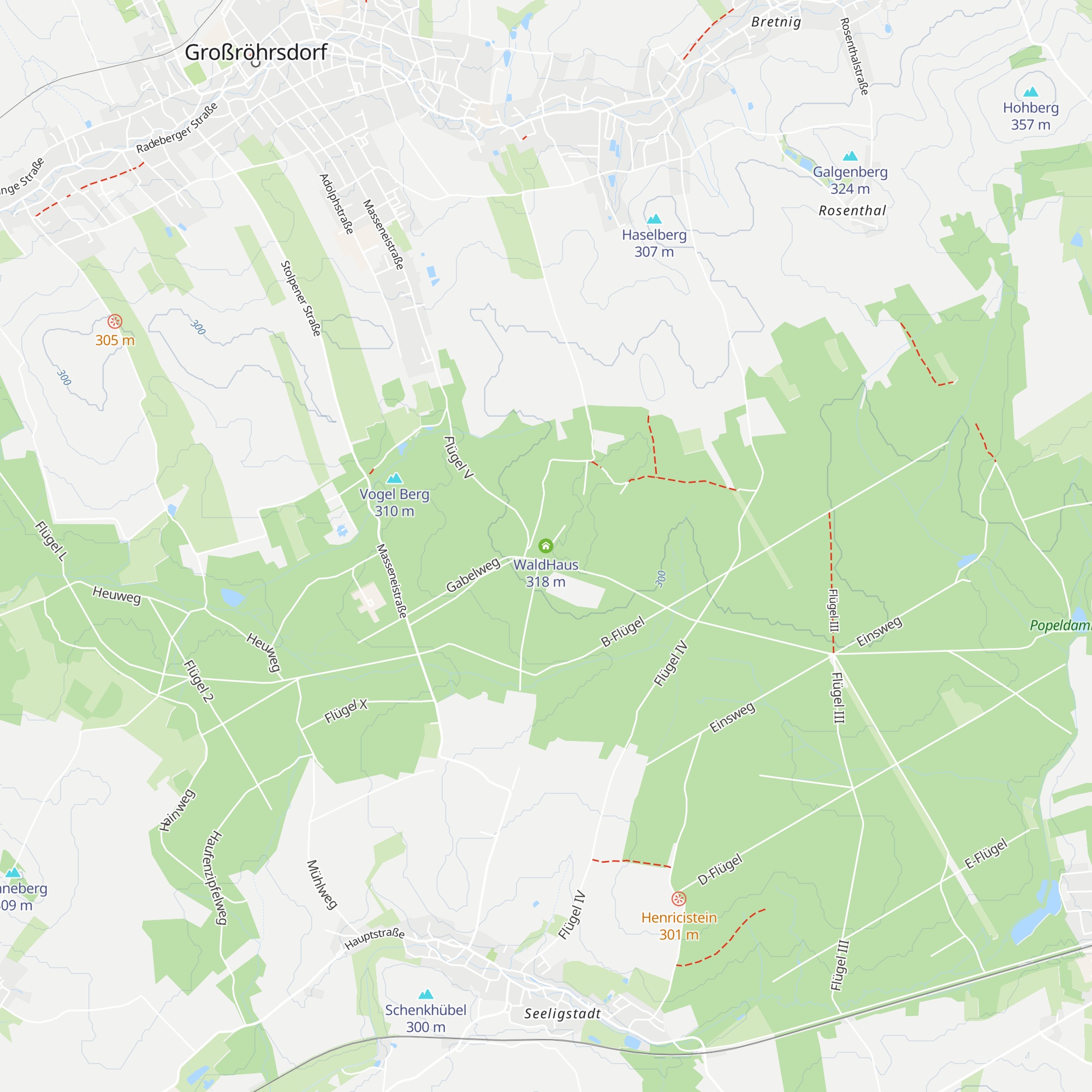 WaldHaus map