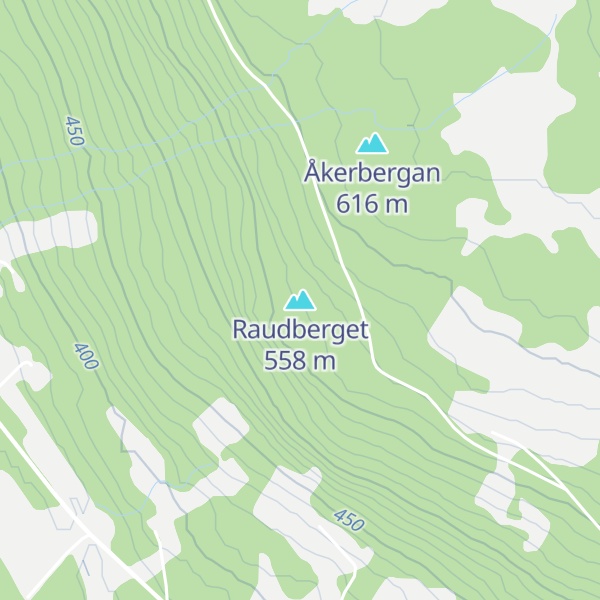 Map of Raudberget
