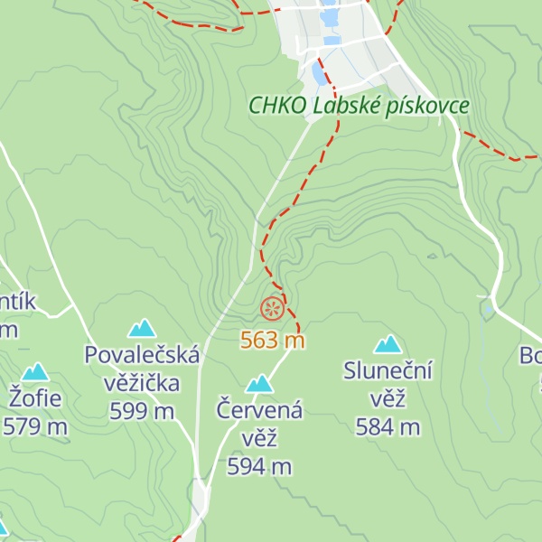 Map of Káně