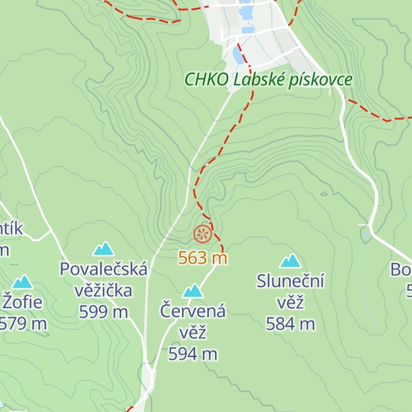 Map of Zkušební stěna