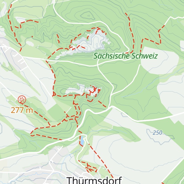 Map of Kleiner Bärenstein