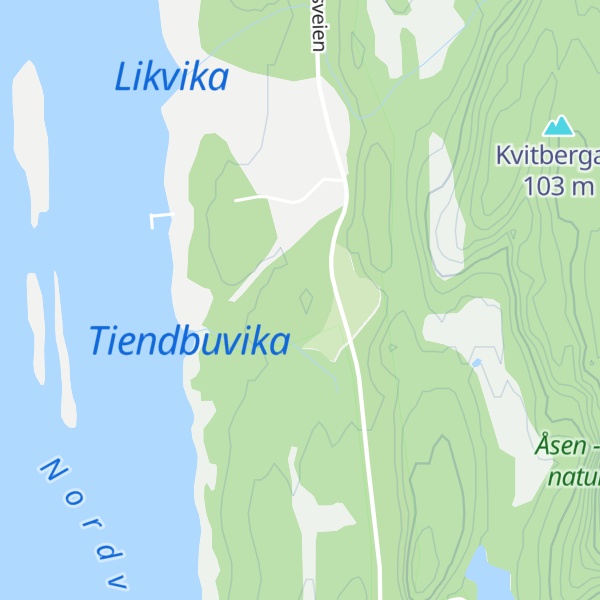 Map of Korsvollen