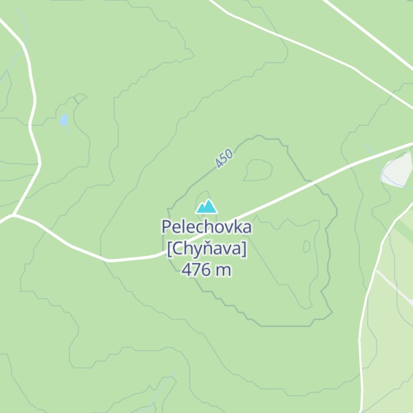 Map of Pelechovka [Chyňava]