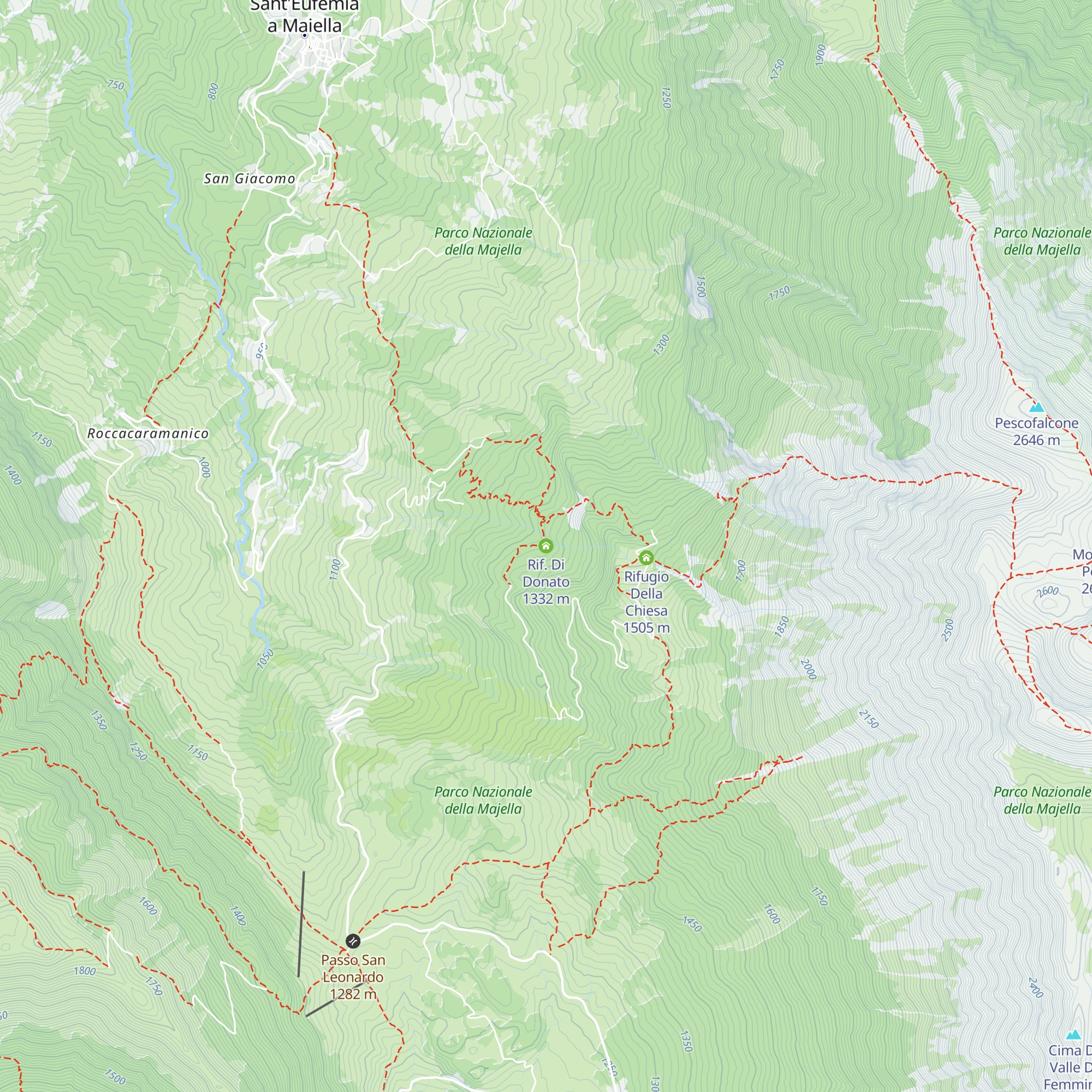 Rif. Di Donato map