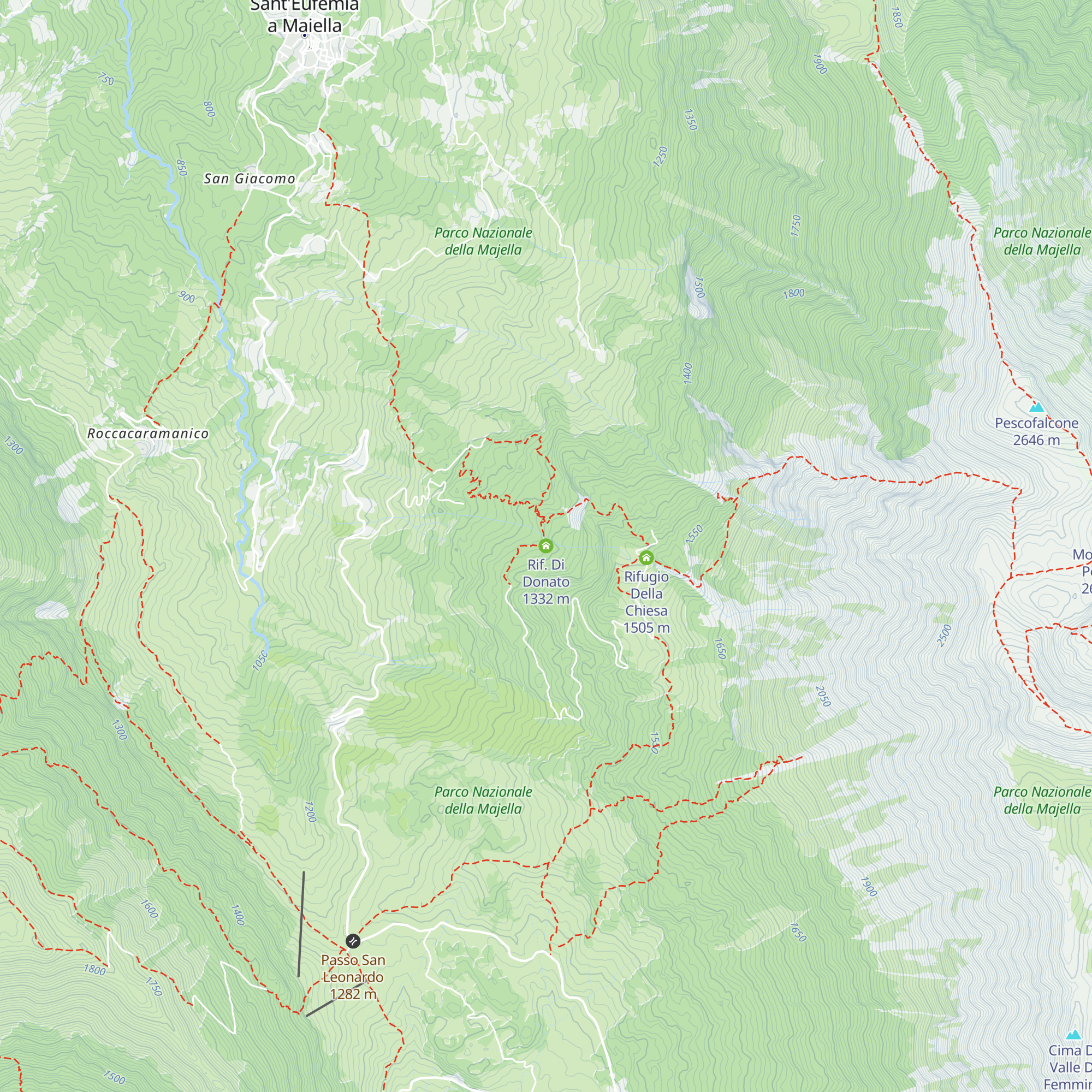 Rif. Di Donato map