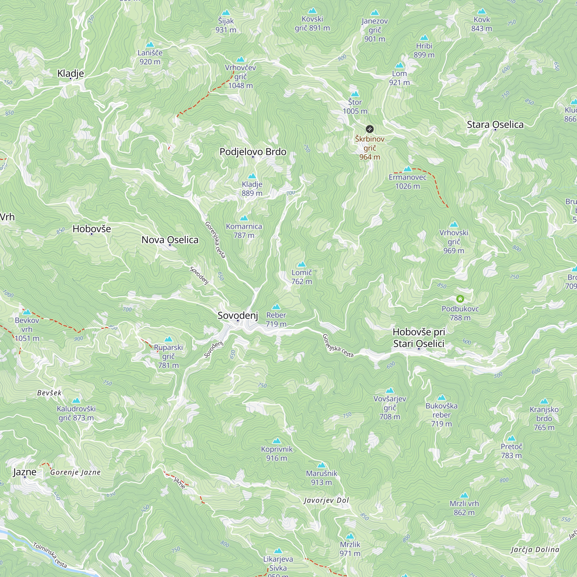 Kmetija Pr Leskovc map