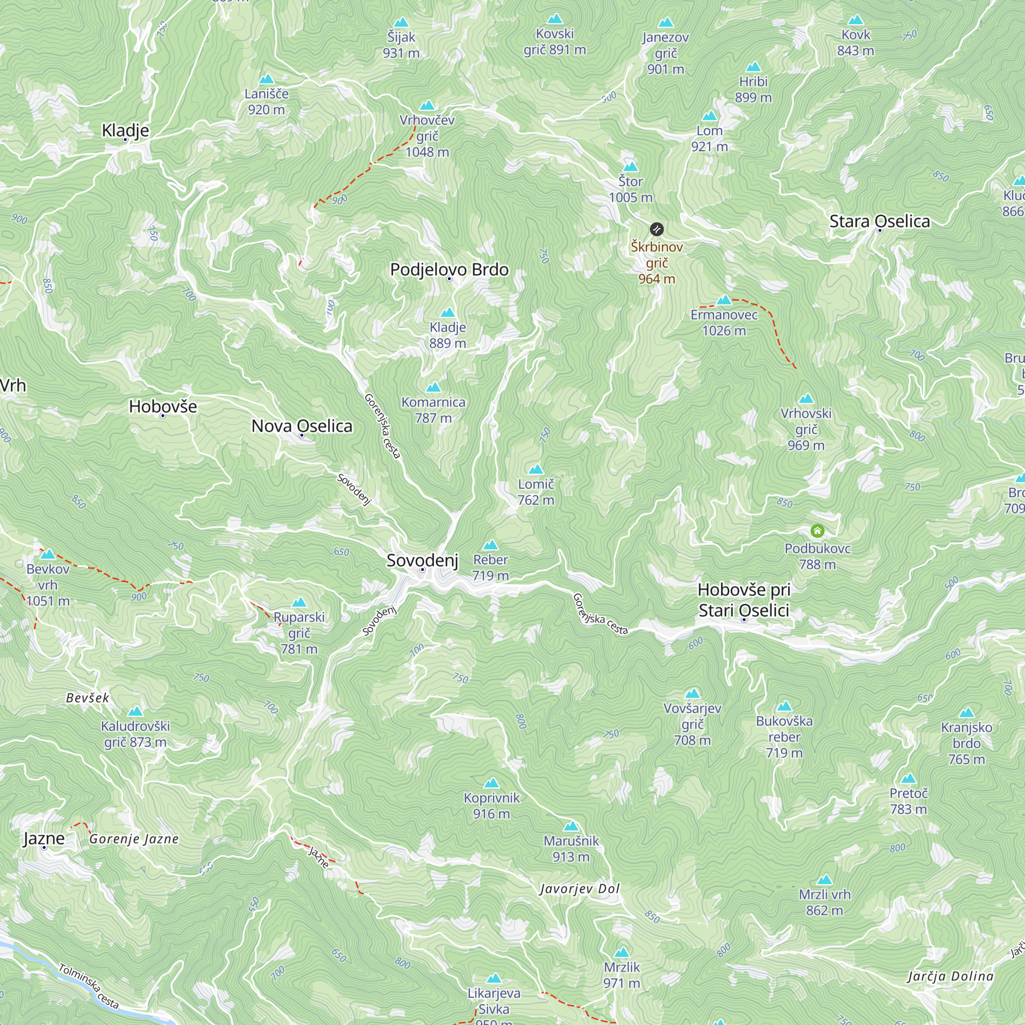 Kmetija Pr Leskovc map
