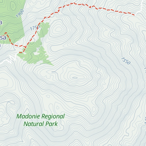 Map of Monte Ferro