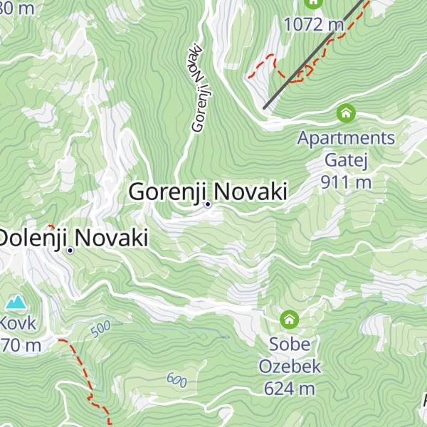 Map of Bar Lovec