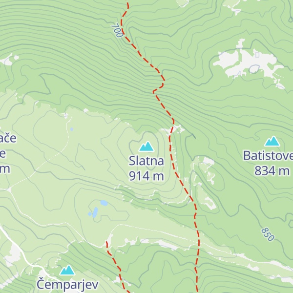 Map of Slatna