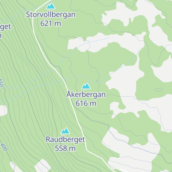 Map of Åkerbergan