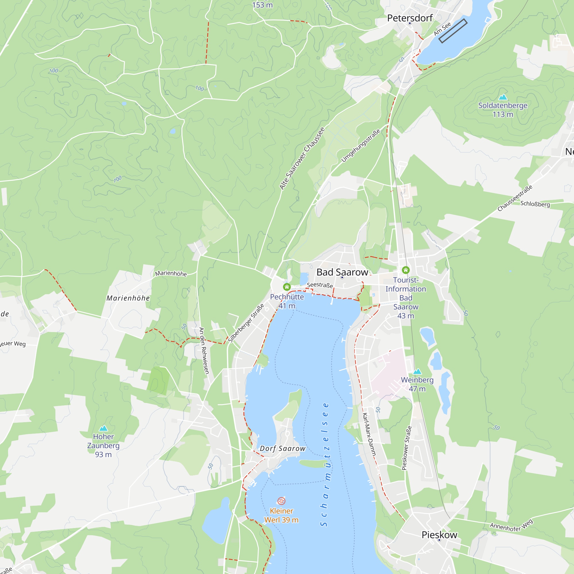 Pechhütte map