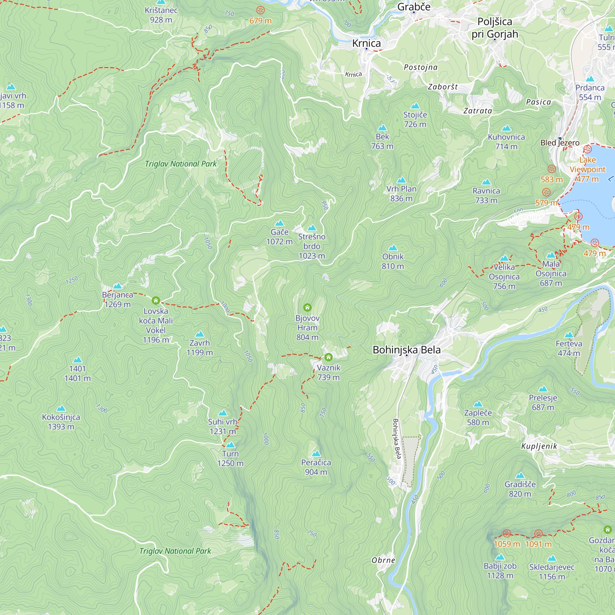 Bjovov Hram map