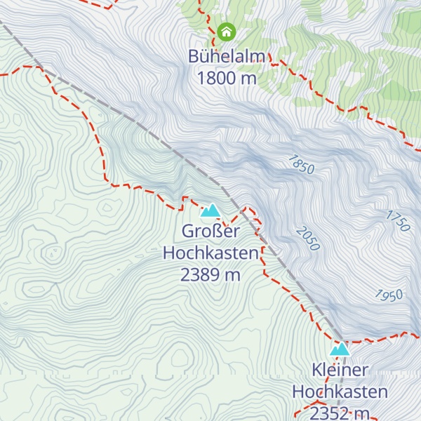 Map of Großer Hochkasten